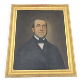 Painting Portrait of a Man – attributed to Basile Lemeunier (1852-1922), dated 18