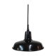 Black enamelled hanging lamp