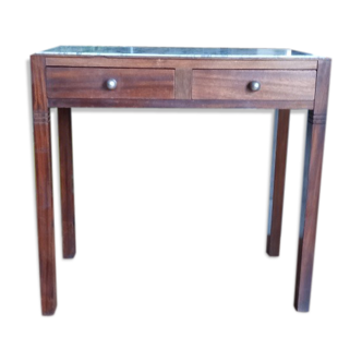 Console bois et marbre
