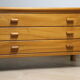 Commode vintage en orme massif, 1970