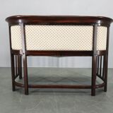Josef Hoffmann Attributed Beech Sofa, Vienna Secession, 1920s