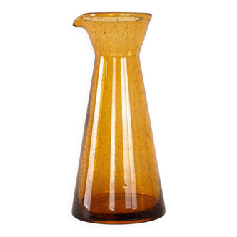 Glass carafe, Danish design, 1970s, made in Denmark