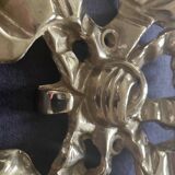 Gold brass knot wall hook