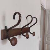 Vintage wooden coat rack