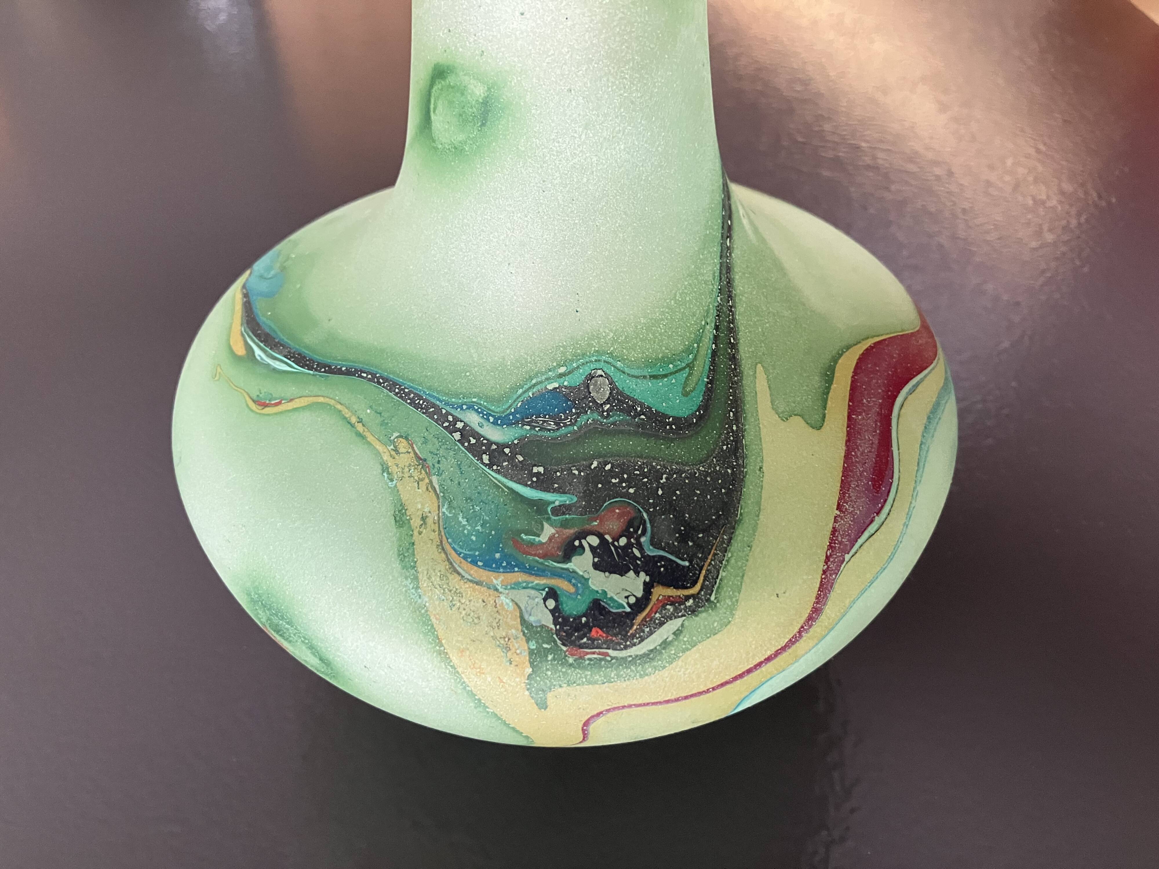 Vase collection "Les Opalines" by Jean Noël BOUILLET