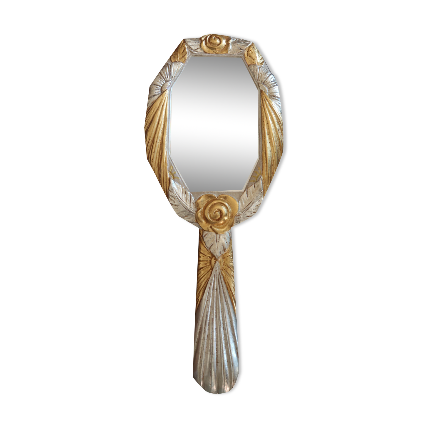 Mirror art deco era 14x33cm