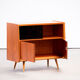 Vintage scandinavian buffet 1960 teak & glass