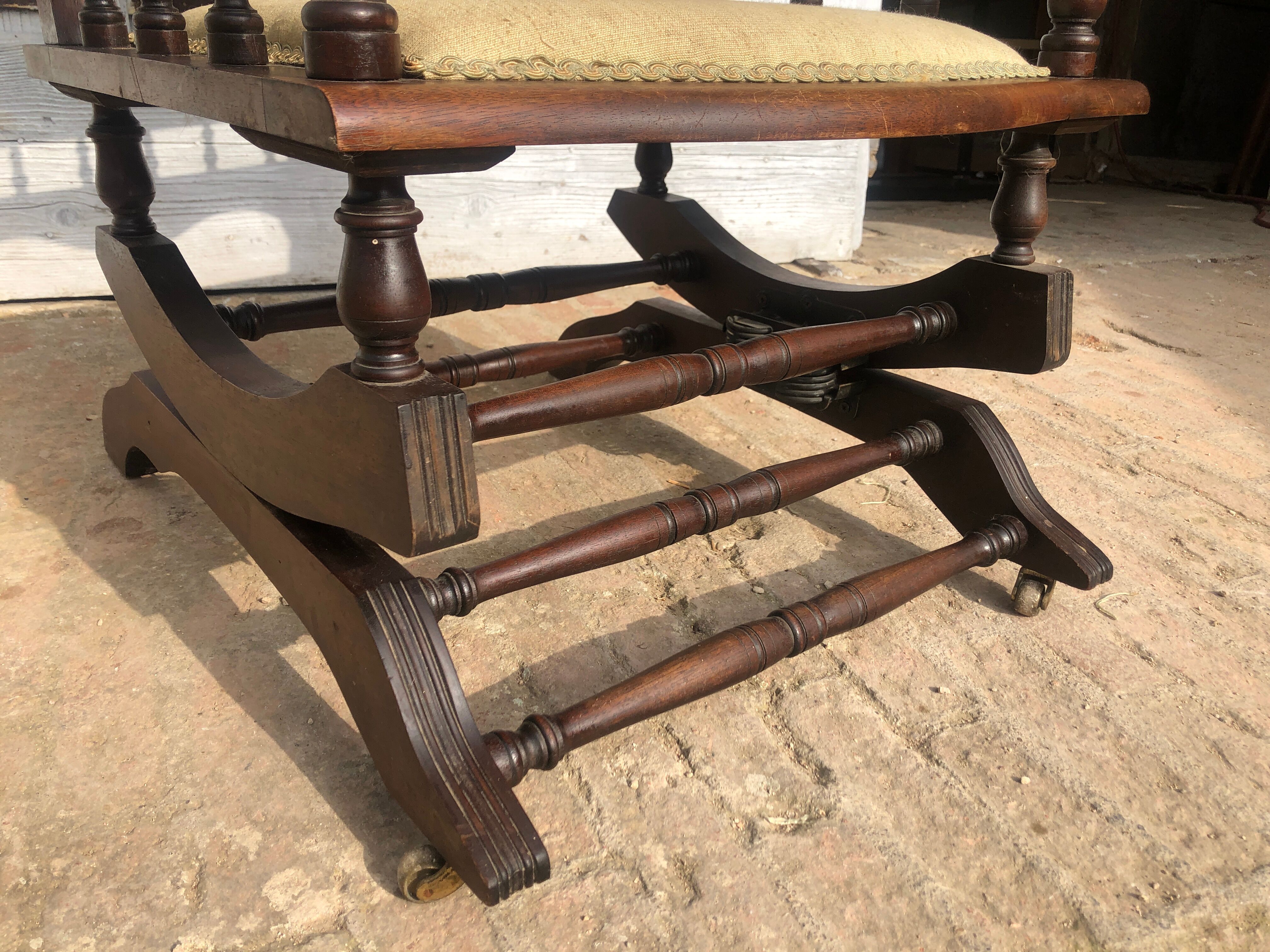 Early Twentieth Century Victorian Rocking Chair