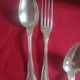 set of antique Cristofle cutlery model Chinon violin