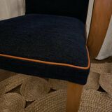 Pair of restored bridge chairs