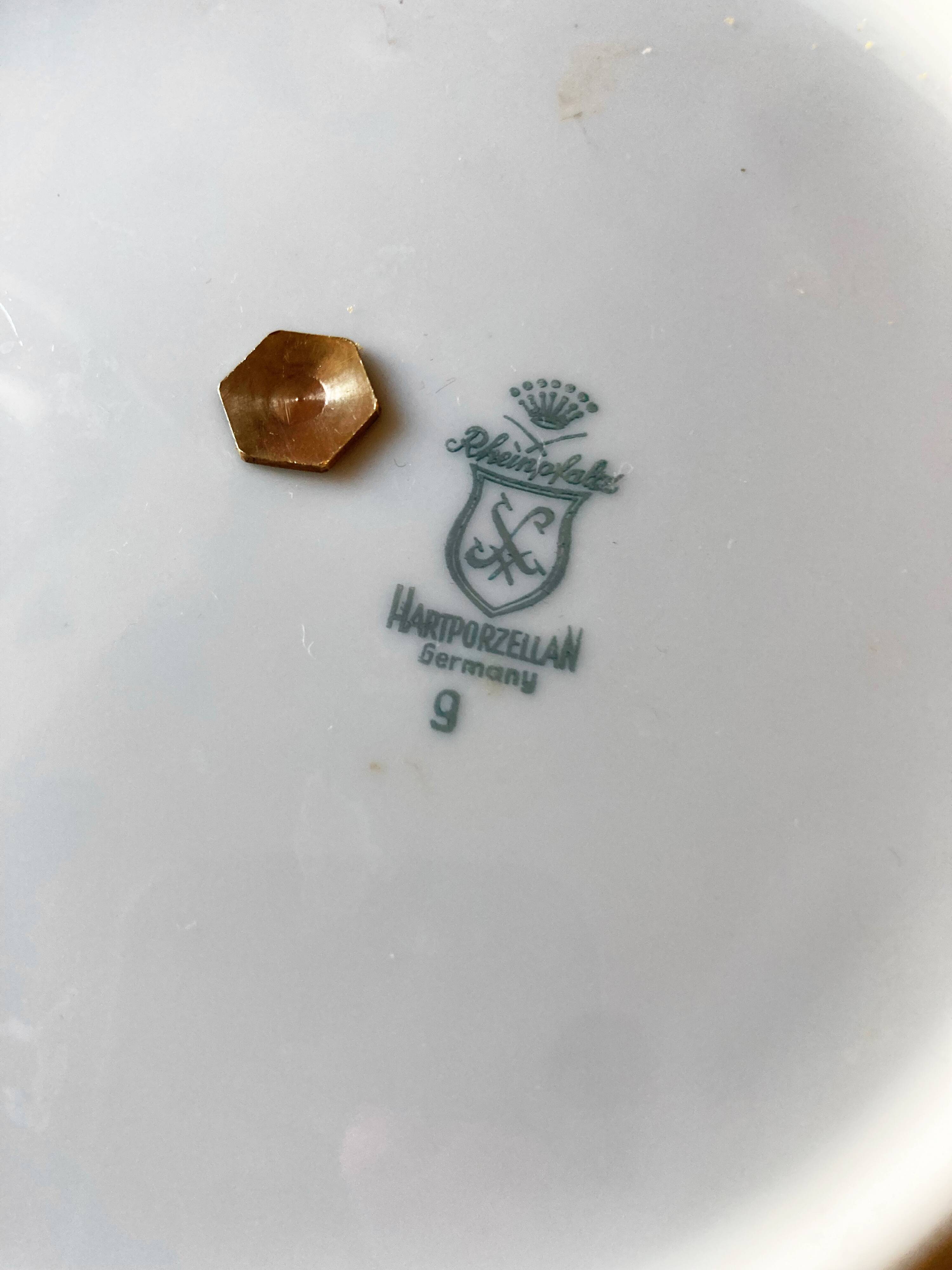 Mute Servant 3 trays, Hartporzellan Germany