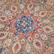 Large Antique Persian Carpet 300x397 cm, Medallion and Floral Patterns