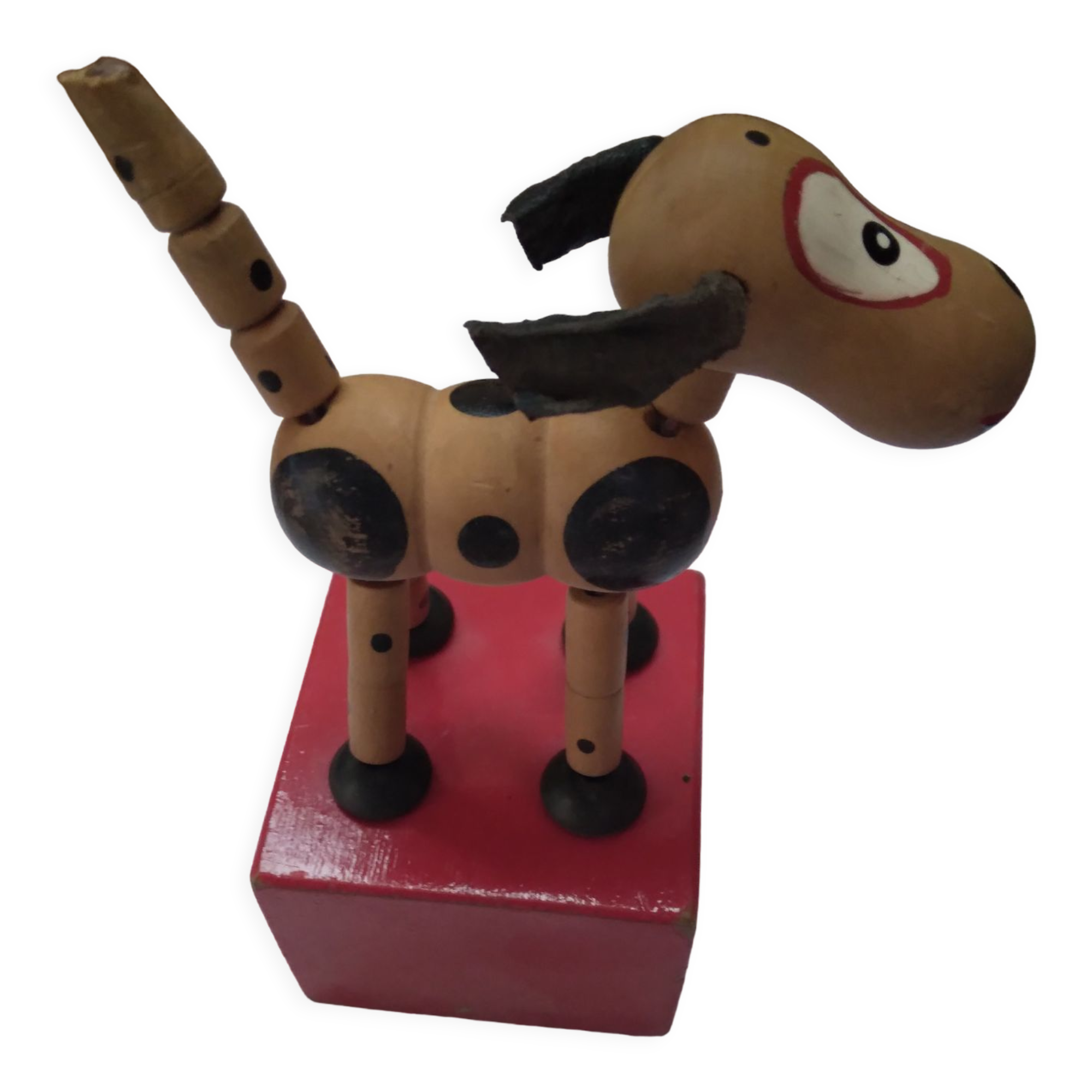 Chien Wakouwa en bois