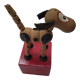 Chien Wakouwa en bois