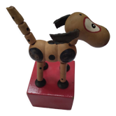 Wooden Wakouwa dog