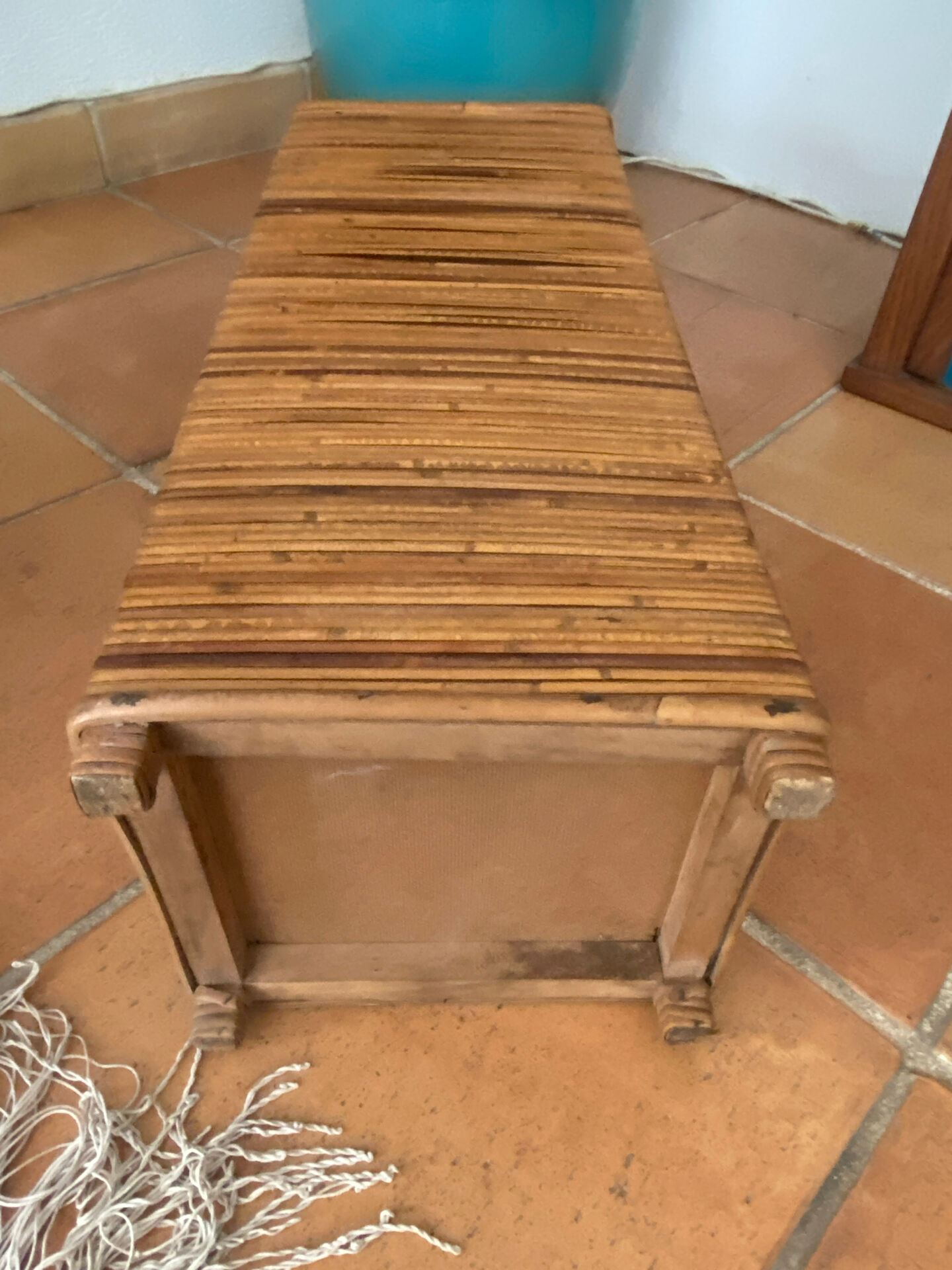 Rattan chest