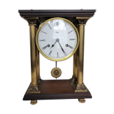 Terminal pendulum in wood and gilded metal