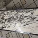 Table basse chromé marble 1970"vintage
