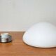 Mid-Century Modern Minimalist Ceiling or Wall Lamp by Wilhelm Wagenfeld for Lindner, Germany, 1950s