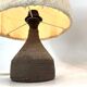 1960s Ceramic Table lamps With Original Fabric Shade From Krösselbach