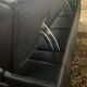 Jori designer sofa in brown leather 3 seats