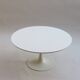 1960s White Tulip Coffee Table by Maurice Burke for Arkana 75