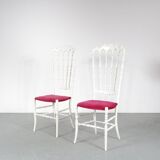 Paire de chaises Chiavari, fabriquéeenne en Italie 1960