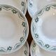 6 deep plates ironstone Nouvelles Galeries Ennegé Paris - Model R