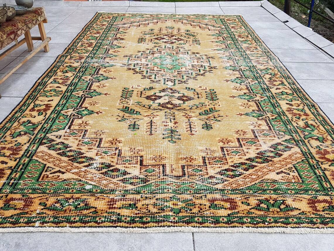 Oushak Turkish Area Rug sku 2333