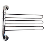 Vintage space age chrome coat/towel rack