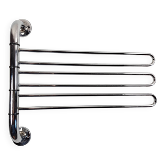 Vintage space age chrome coat/towel rack