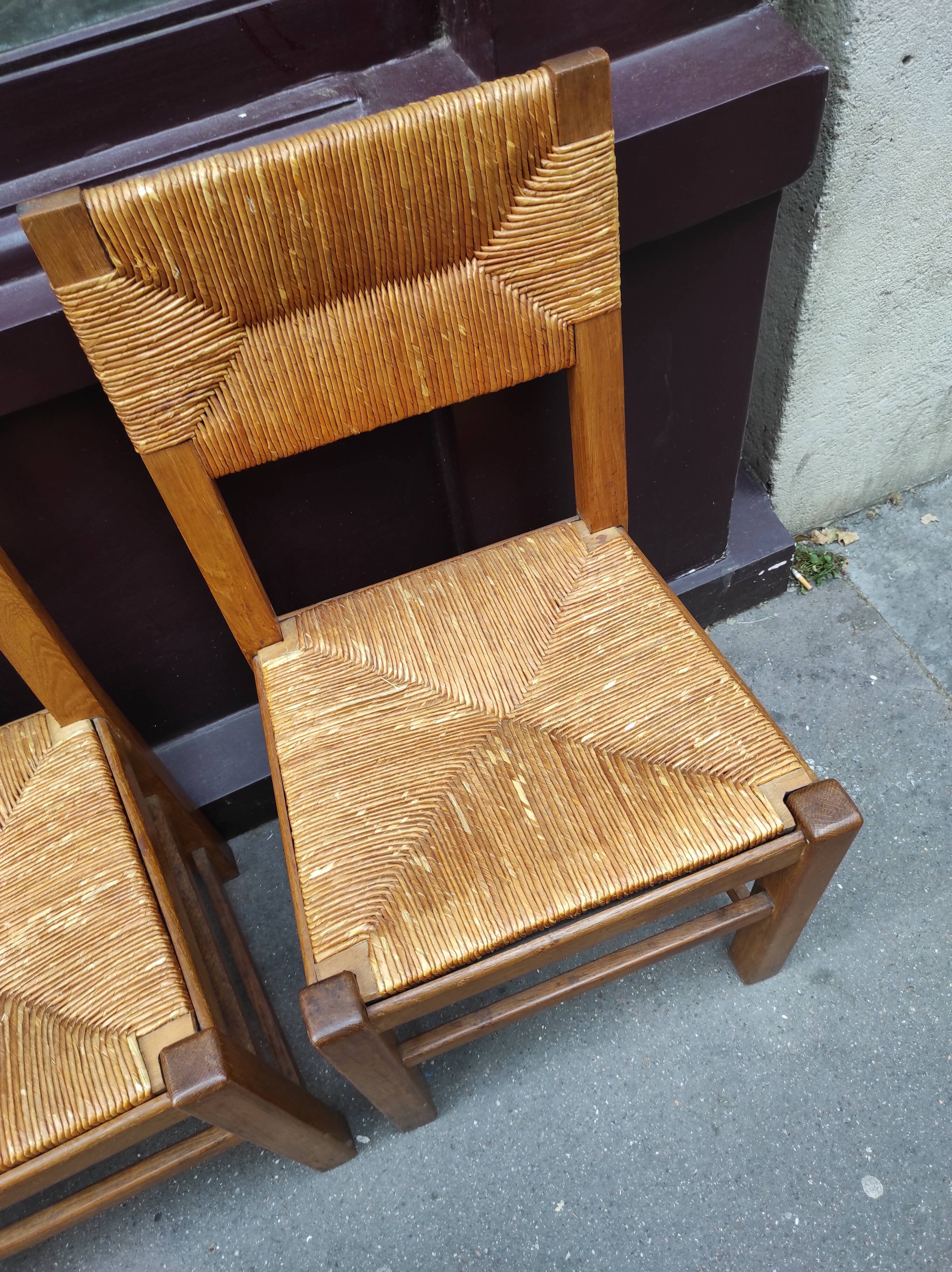 4 mulched chairs 50s
