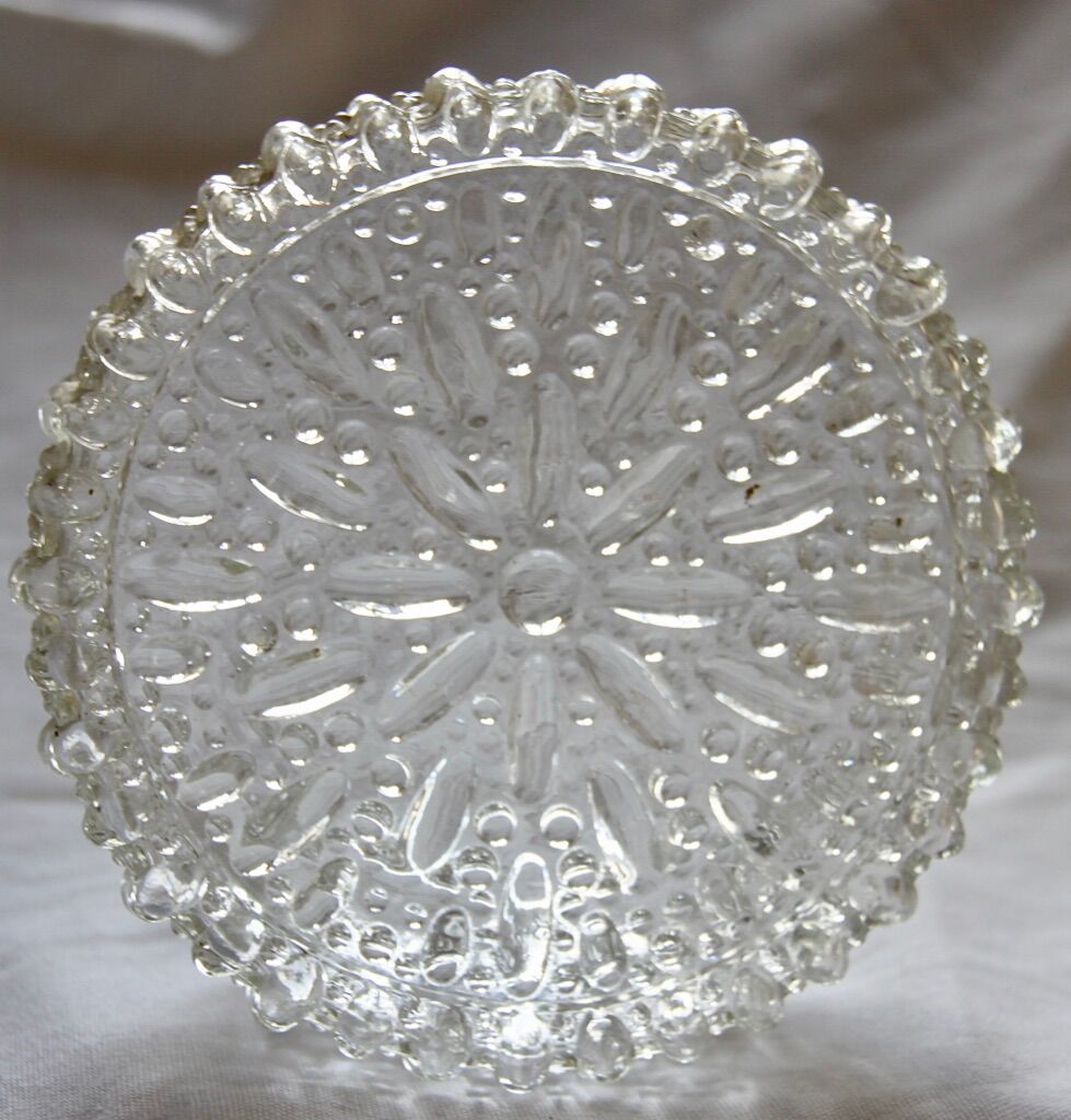 Paire de plafonniers verre bulle minimaliste