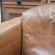 Paire de fauteuils cuir
