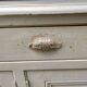 Gray patinated kitchen cabinet