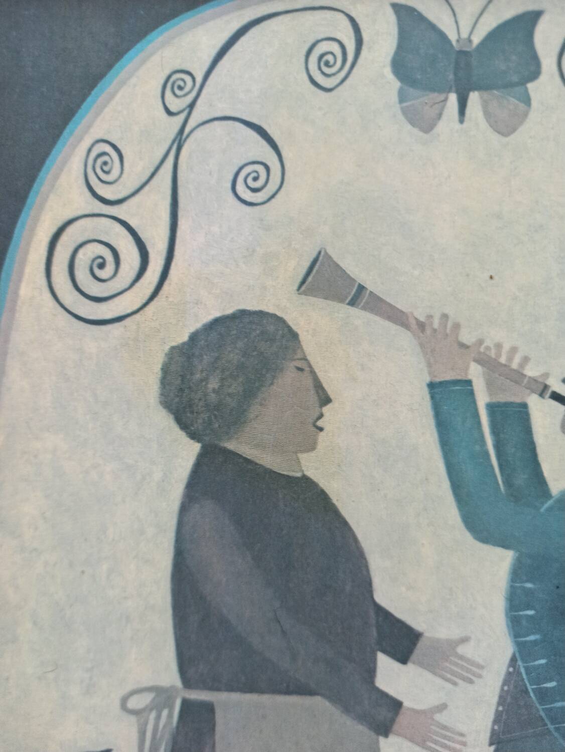 Tableau Folk Art R. Davey