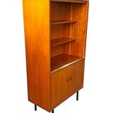Vintage wooden bookcase with Scandinavian design