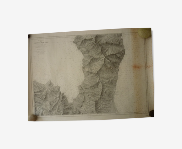 Carte de la marine « cap corse a bastia » nº 4887