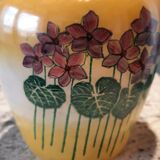 Art nouveau glass cookie jar