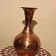 Red copper vase
