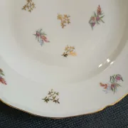 6 antique deep plates in porcelain