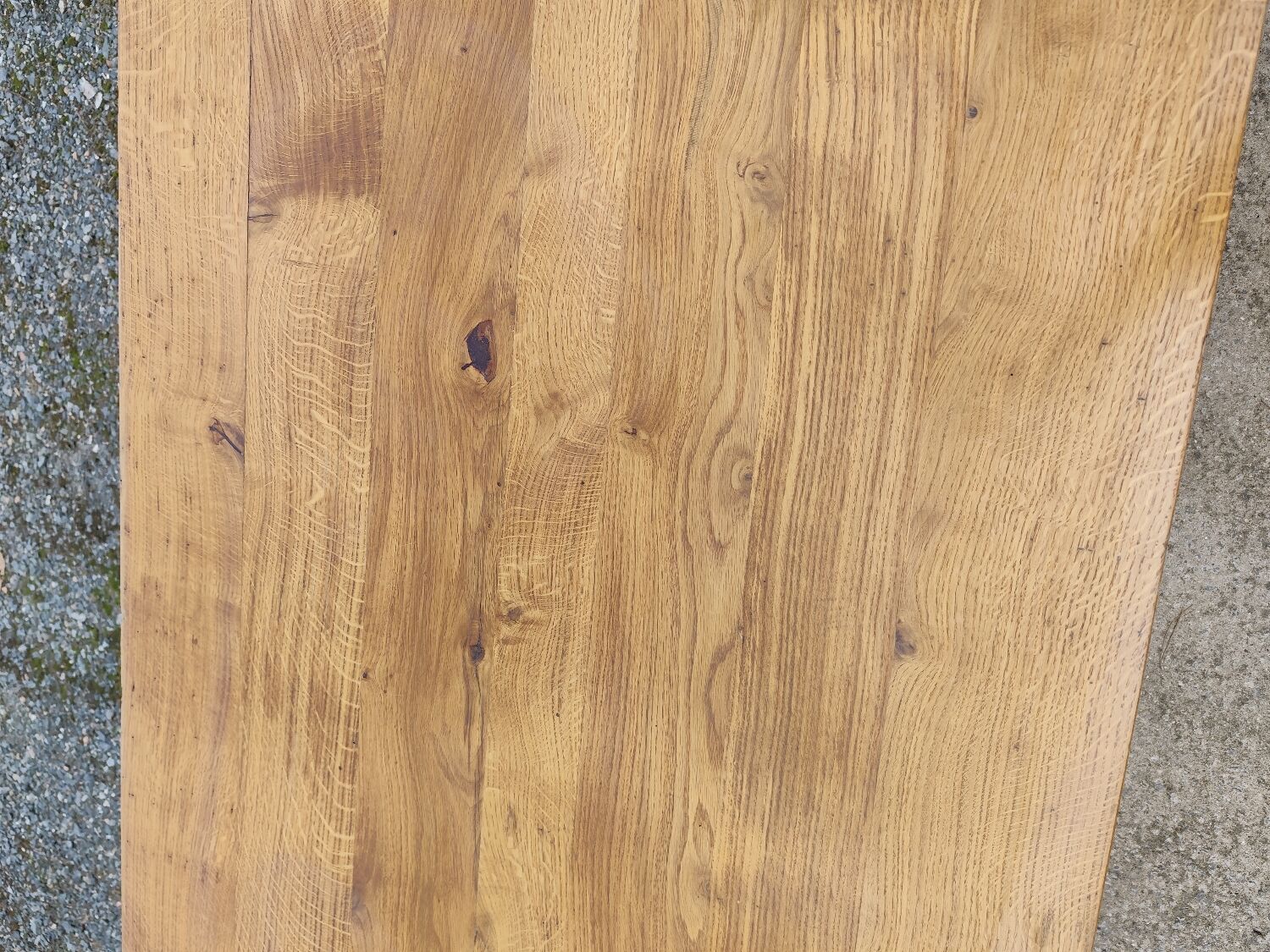 Duo XXL farmhouse table 320 cm oak spindle legs