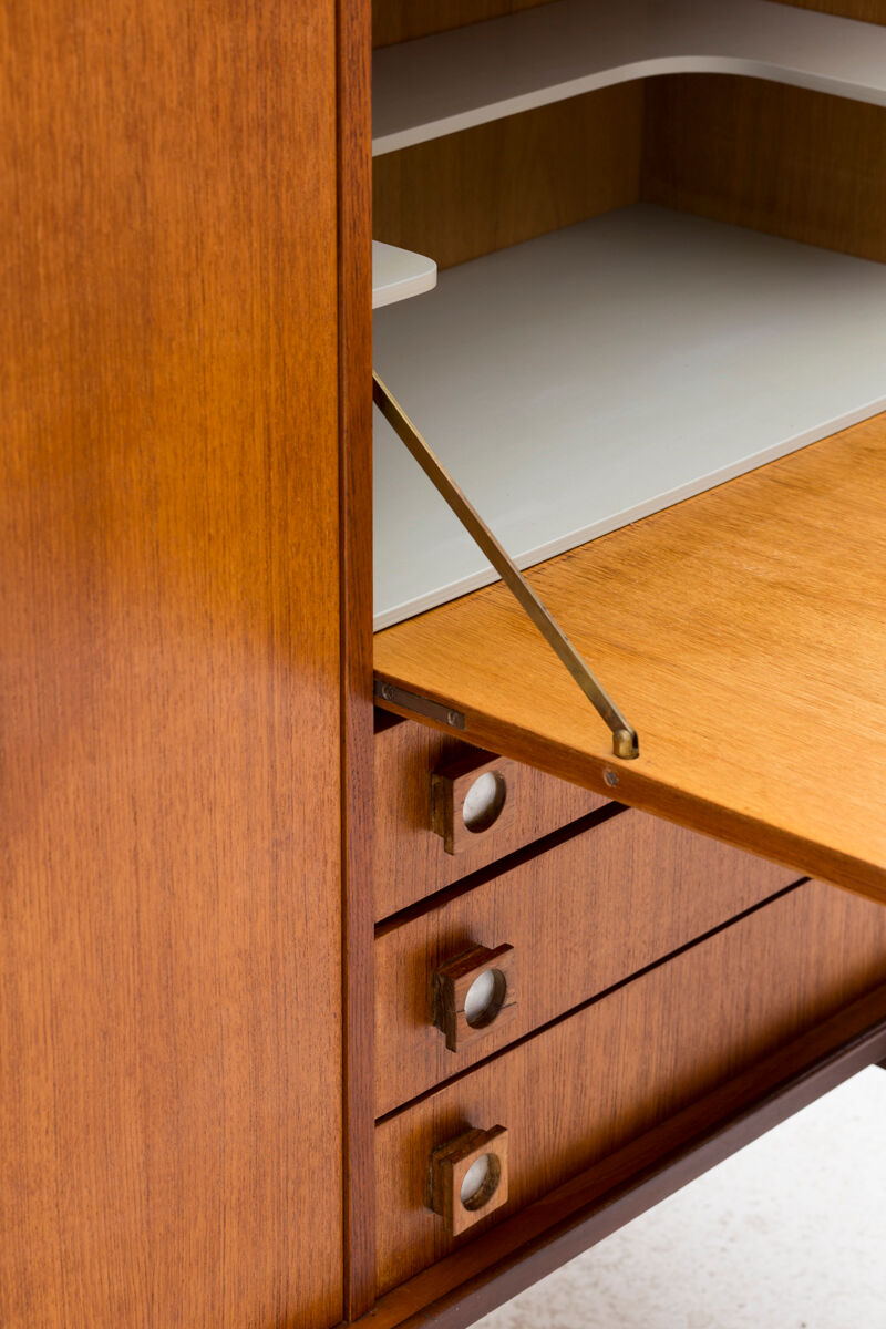 Cabinet de bar par Oswald Vermaercke pour V-form, Belgique, années 1960