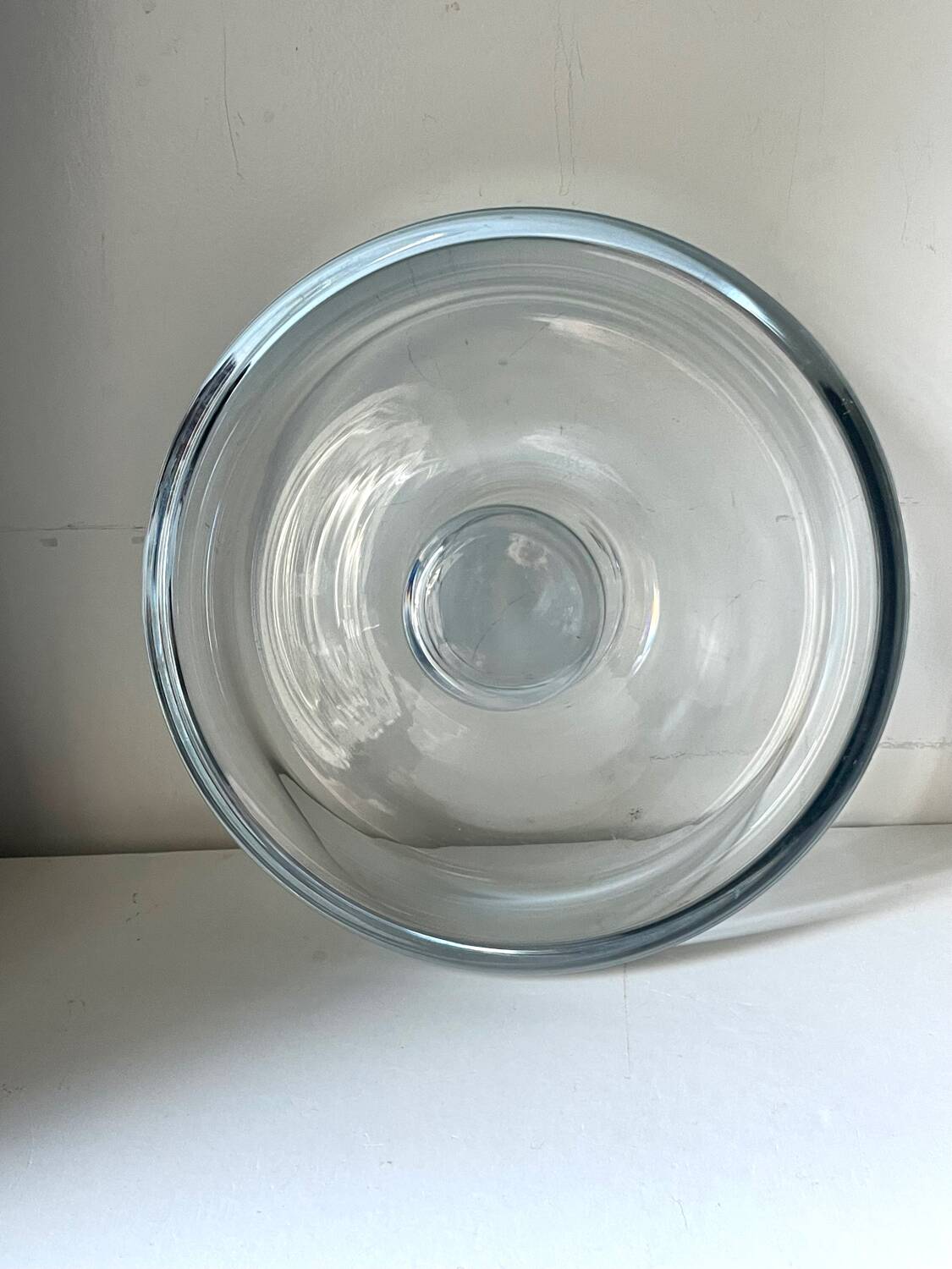 Holmegaard Sculptural bowl design by Per Lutken Denmark 1950’s