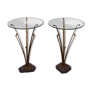 paire de tables d'appoint