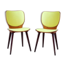Pair of bistro chairs Baumann 800 Max Bill 50s