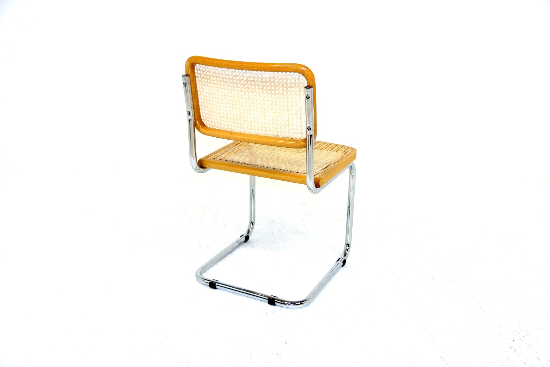 Set of 4 chairs "B32", Marcel Breuer, Italy, 1990