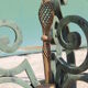 Wrought iron coffee table