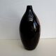 Large black ceramic vase