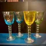 Ensemble verres type saint louis.